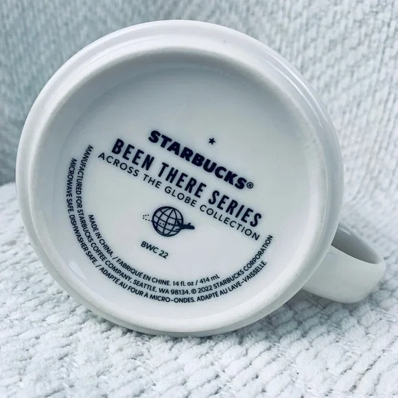 Starbucks Coffee Mug 14oz White New Jersey Been There Series Garden State Shore - Picture 8 of 8